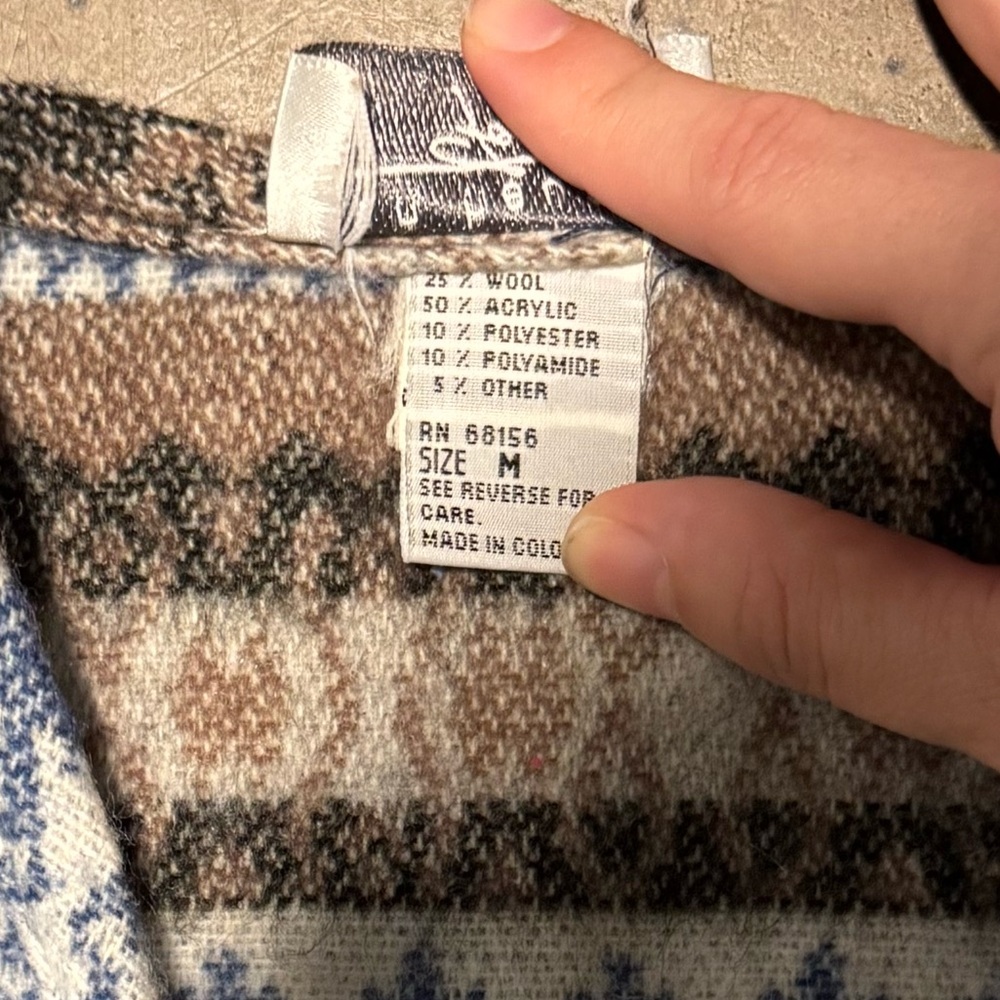 Vintage 90s Van Heusen for Her Wool Blend Vest Size M - Picture 4 of 6